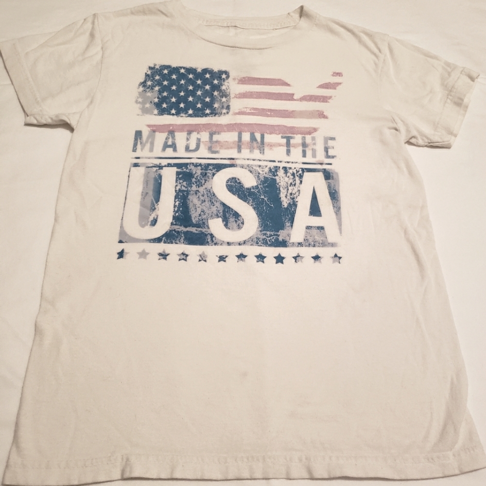 Made in the USA tee sz S kids